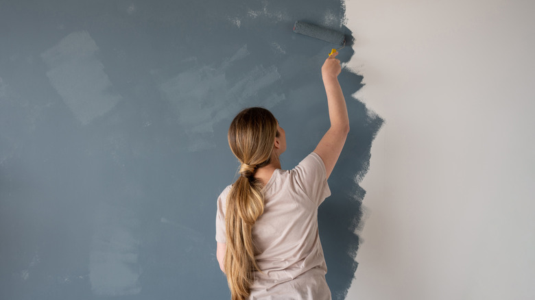painting a room
