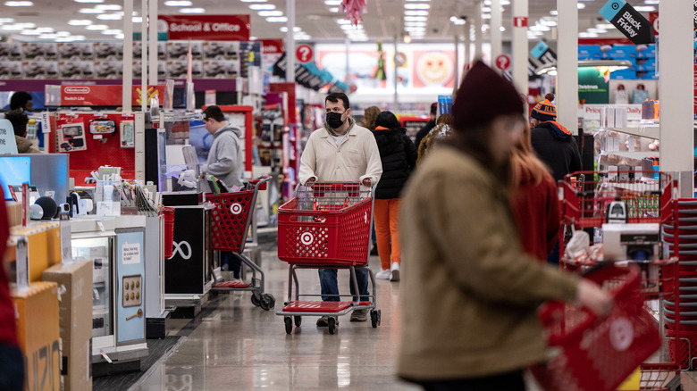 shoppers at Target