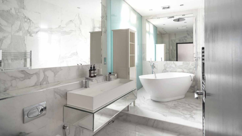 Bathroom of London apartment