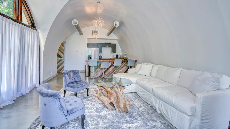 living room and kitchen