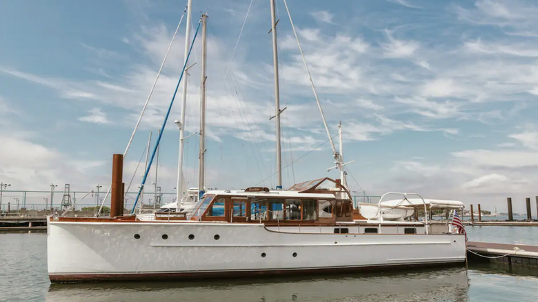 the Crown Goose at dock