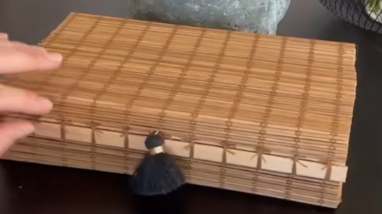 DIY bamboo storage box