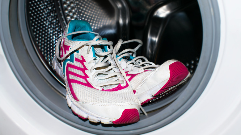 Sneakers in washing machine