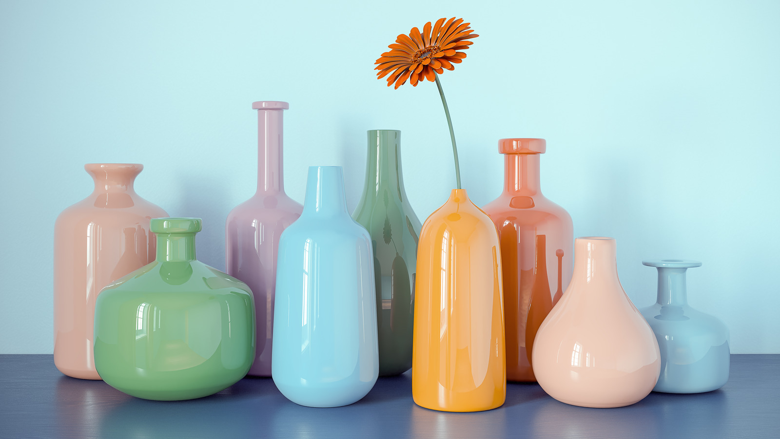 You'd Never Know This Luxe-Looking Decorative Vase Was A Dollar Tree DIY