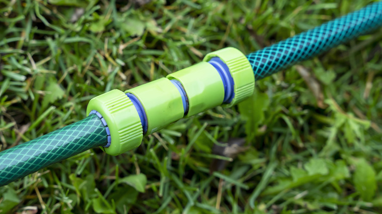 Garden hose connector