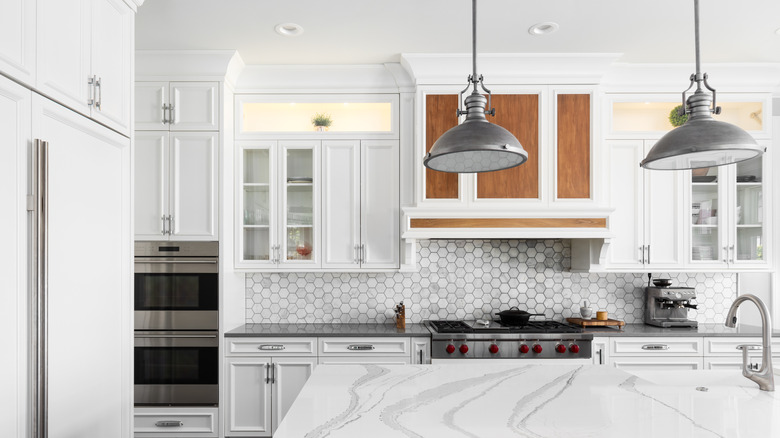 Modern white kitchen