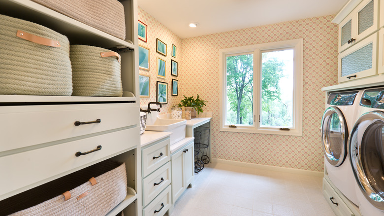 modern laundry room