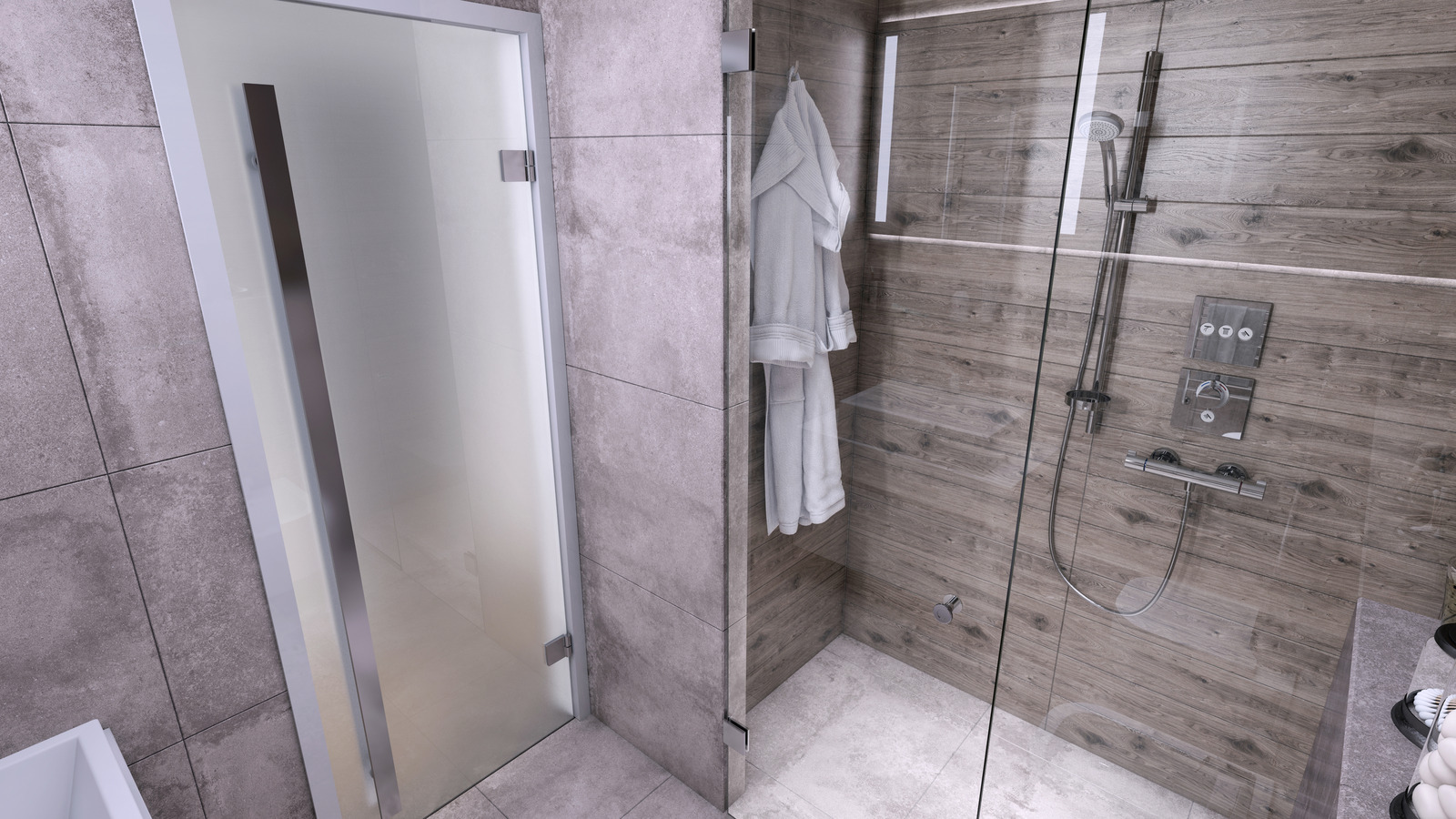 Your Small Shower Will Feel So Much Bigger With This Clever Design Trick