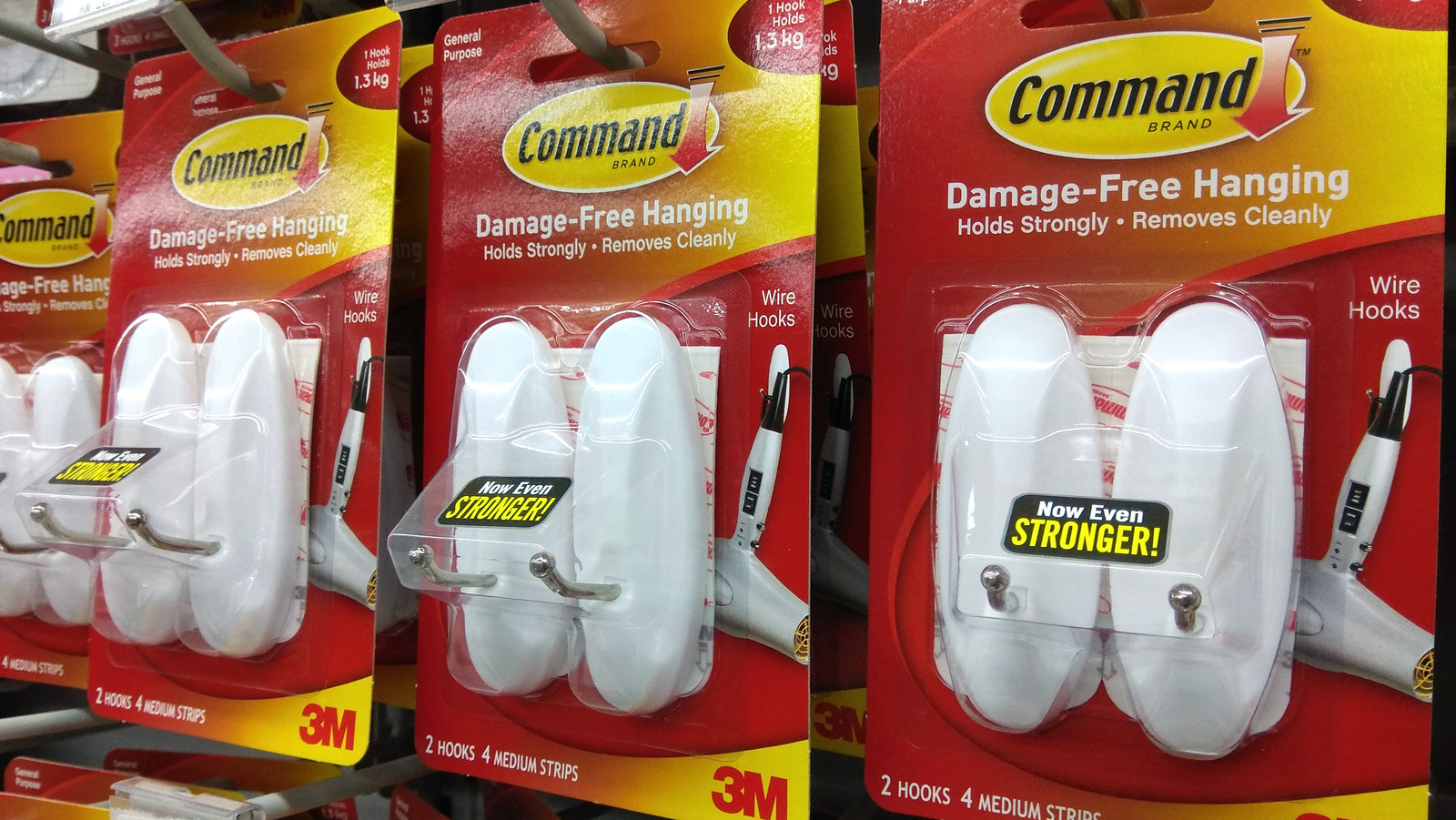 Command Shower Caddy with Water Resistant Command Strips, Easy to Open  Packaging