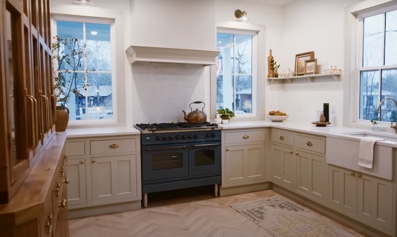 open designer kitchen