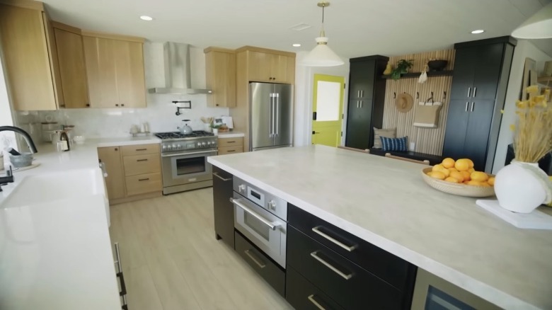 modern kitchen with island
