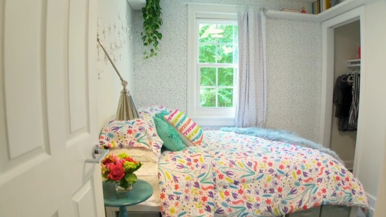 Redone kids room with bright decor