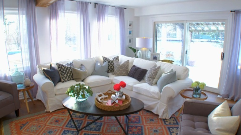 Airy and bright living space