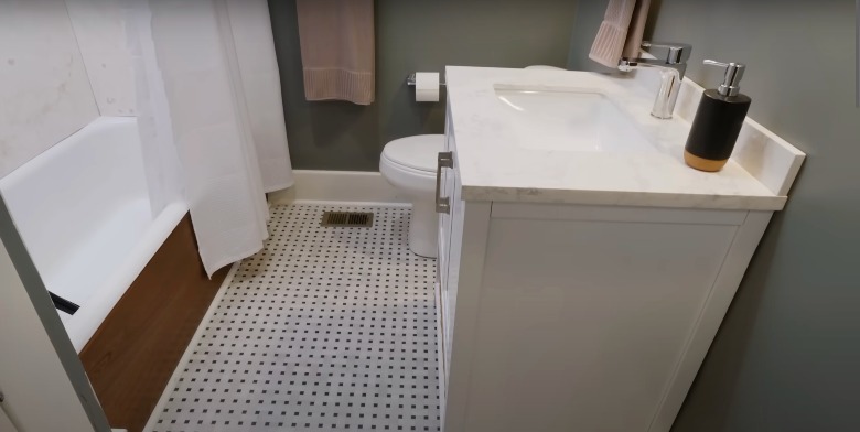 small modern bathroom