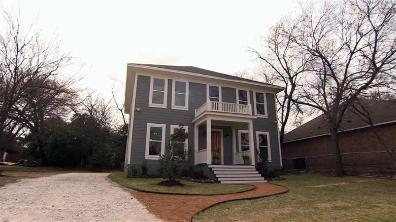 remodeled square house