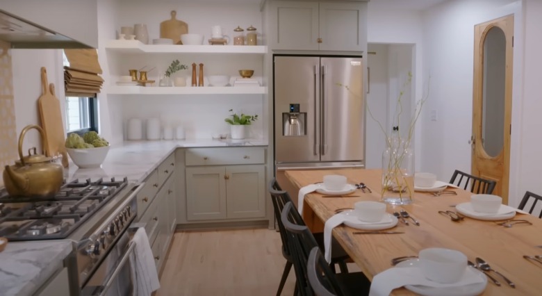 kitchen with dining table